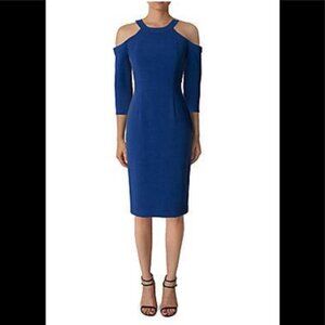 BLACK HALO | Thorpe Solid Sheath Dress